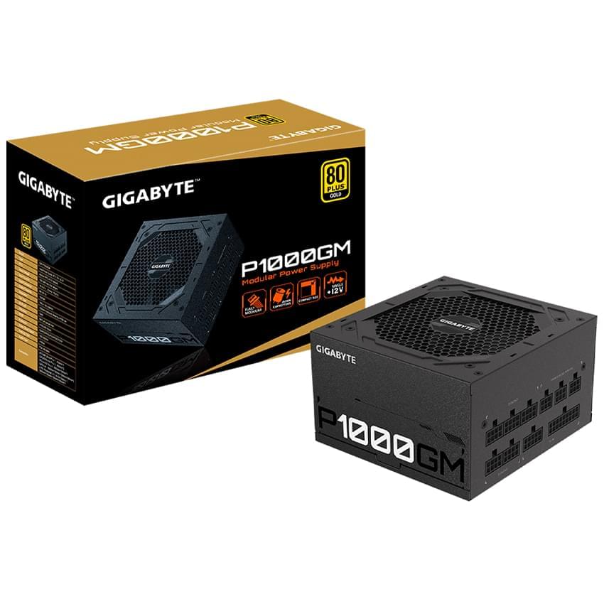 Fuente Gamer 1000W Ggabyte P1000 80 Plus Gold Modulo (usada)